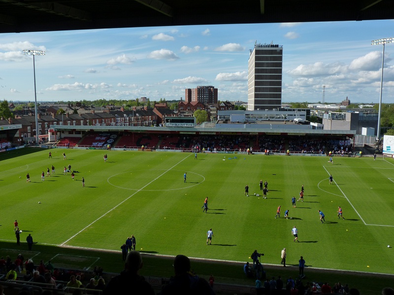 Crewe Alexandra FC - Gresty Road - Bluebell BMW Stand