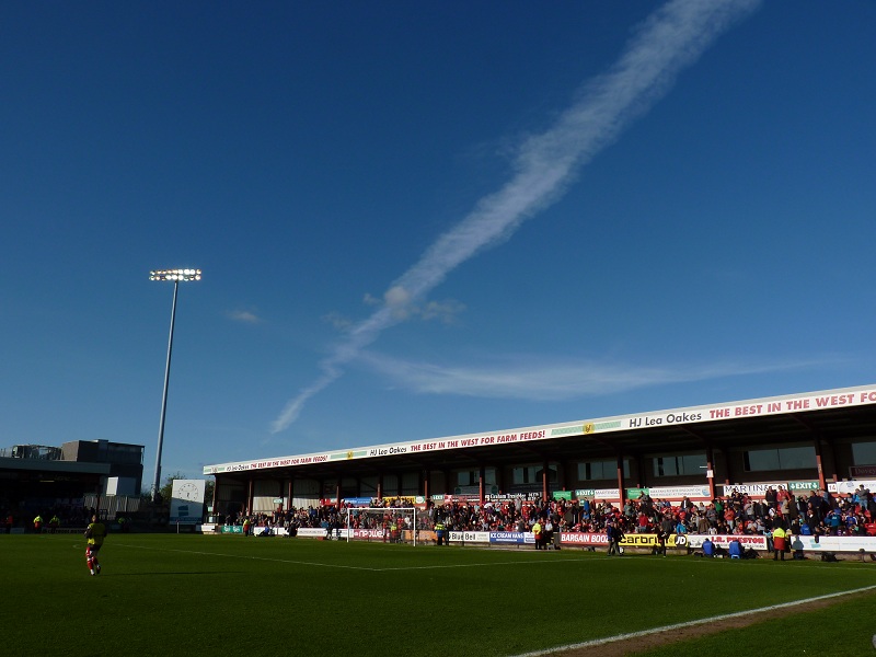 Crewe Alexandra FC - Gresty Road - Railway End