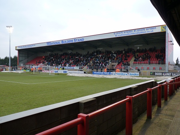 Dagenham & Redbridge FC - Victoria Road - Traditional Builders Stand