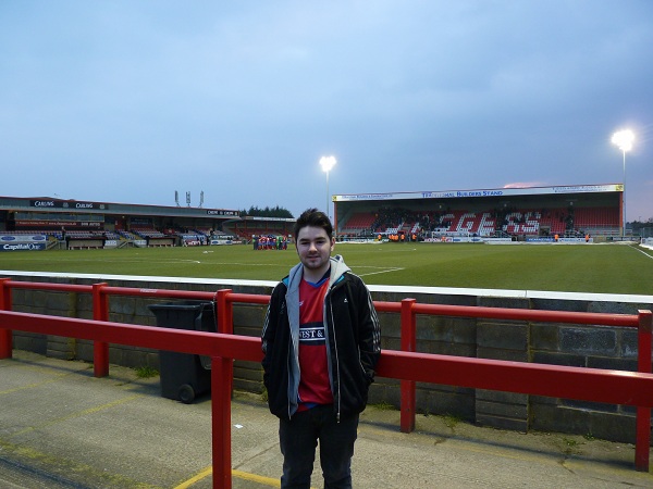 Me inside Victoria Road