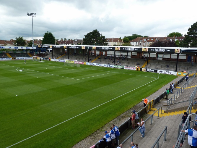 Bristol Rovers FC - The Memorial Stadium - The Blackthorn Terrace