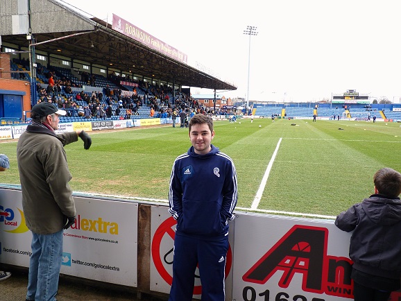 Me inside Edgeley Park