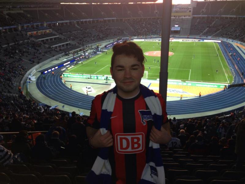 Me inside the Olympiastadion