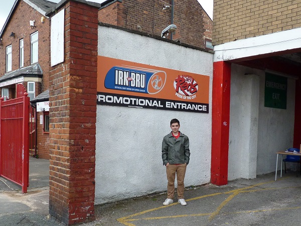 Me outside The Willows