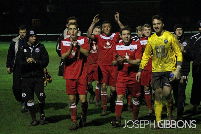 Celebrating at the end