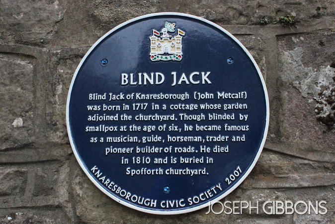 Blind Jack's plaque