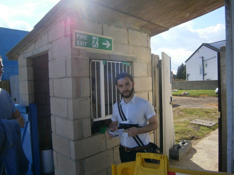 Going through airport security