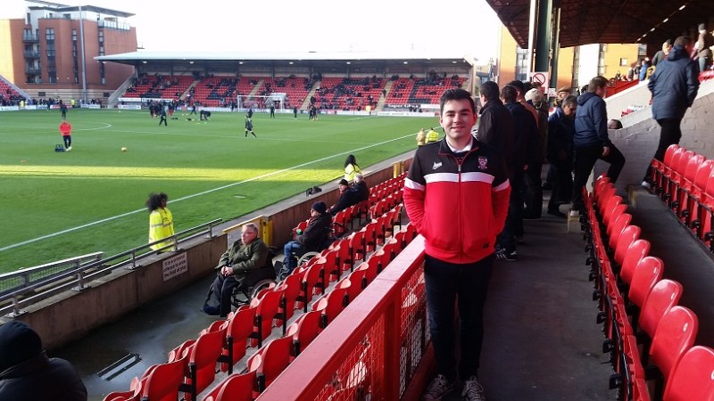 Me inside Brisbane Road