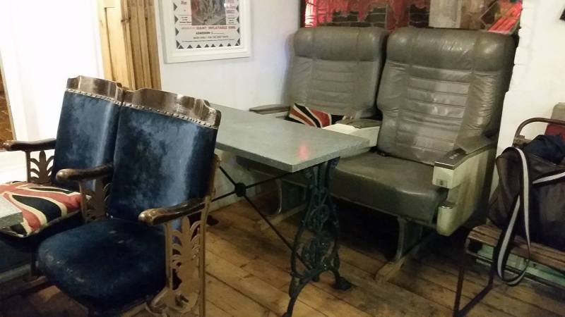 Seating in Percy's Bar