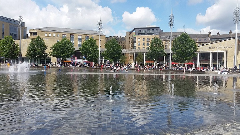 The local swimming baths
